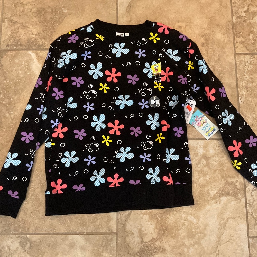 SpongeBob x vans crew neck